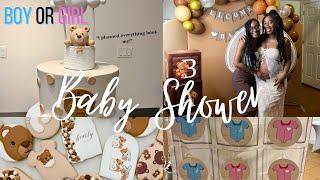 VLOG Gender Reveal & Baby Shower Hosted by ME