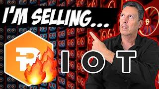 I’m Selling Out Of $RIOT Riot Platforms…  HERE’S WHY