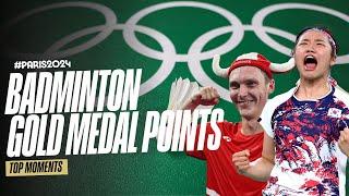 EVERY Badminton Gold Medal Point at #Paris2024 