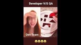 Developer VS QA #shorts #shortvideo #short