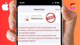 Fixed To Avoid Interruptions To Your Subscription And Purchases Verify Your Payment Information