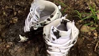 Playing in some river mud with NEW Nike SB Dunks