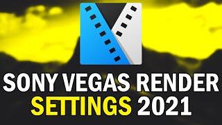 BEST Render Settings Sony Vegas Pro 14 1080p 60fps 2021 Sony Vegas Pro Render Settings Update 2021