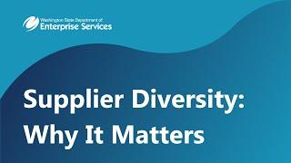 Supplier Diversity Why it Matters