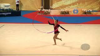 PAZHAVA Salome GEO - 2018 Rhythmic Worlds Sofia BUL - Qualifications Ribbon