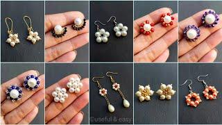 10 Easy & Popular Beaded Earrings Tutorial For BeginnersMaking Earrings Useful & Easy