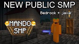 LIVE ON MY PUBLIC SMP  ANYONE CAN JOIN  Bedrock & Java  FREE TO PLAY 1.20+