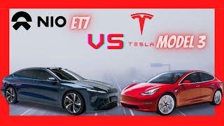 Tesla Model 3 2020 vs Nio et7 2022 Video & Specs Comparison