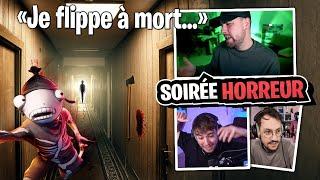 On est enfermé dans un hôtel hanté... Pidi mengueule parce que je crie trop