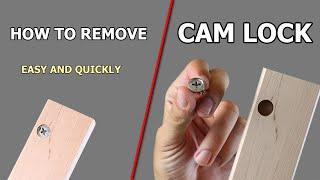 How to remove  Ikea CAM LOCK  Put It Together