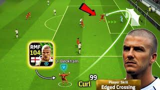 D. BECKHAM Epic Booster With New Hairstyle - Edged Crossing skill   efootball 2024