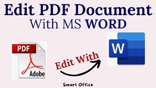 How to Edit PDF Document with MS Word