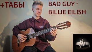 Bad Guy-Billie Eilish On guitar How to play on guitar Bad Guy ?+Tabs Fingerstyle Cover Tutorial