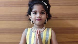 Slogan-11  Dakshinamurthy Slogan  Gurave Sarva Lokanam  Slogan for Kids  Princess Mahathi