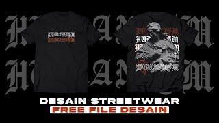 DESAIN KAOS STREETWEAR GRATIS