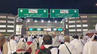 Walking from Muzdalifah   Mina Jamarat