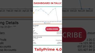 Dashboard TallyPrime 4.0 Updates#reels #computer #tallyprimeupdate #excel #viral