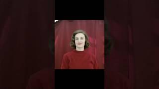 I tried Lauren Bacalls pin curling pattern #shorts #1940shair