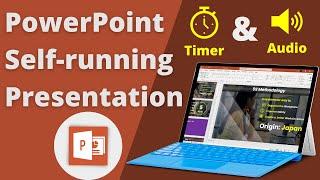 PowerPoint Self-running Presentation  Presentation timer  morph transition