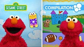 Sesame Street Elmo Plays with Toys  Elmos World & More Compilation