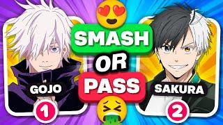 SMASH or PASS ANIME  BOYS VERSION THE BEST ANIME HUSBANDOS 