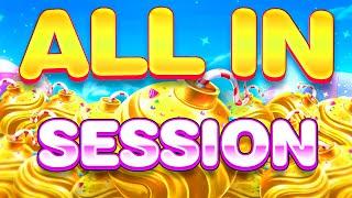 ALL IN SESSION on SWEET BONANZA 1000 Bonus Buys