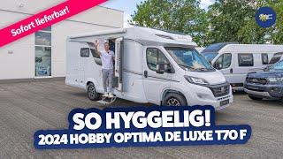 Hyggelig 2024 Hobby Optima De Luxe T70 F  Reisemobil  Test & Kaufberatung - Camperland Bong