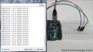 Temperature Sensing Using LM35 with Arduino