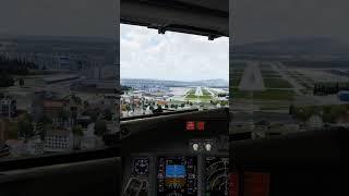 Crosswind Landing in Zurich #xplane12 #boeing737 #zibomod