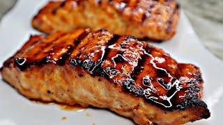 Sweet & Spicy Grilled Salmon Recipe