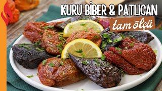 Zeytinyağlı Kuru Biber ve Patlıcan Dolması Tarifi  Nasıl Yapılır?