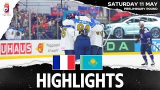 Highlights  France vs. Kazakhstan  2024 #MensWorlds