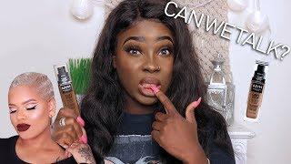NYX  Cant Stop Wont Stop Foundation Darkskin Review