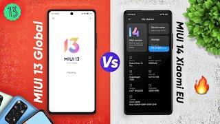 MIUI 14 Xiaomi EU Vs MIUI 13 Global Comparison  Xiaomi EU Better Than Global Rom?