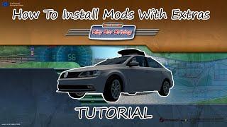  TUTORIAL  How to install mods with extras in City Car Driving 1.5.9.2  2022 