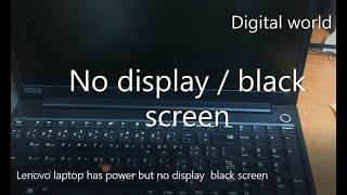 Laptop power on but No display  black screen  BIOS reset Any Laptop Easy Method