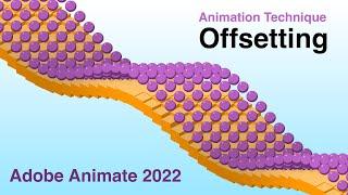 Animation technique - Offsetting - Adobe Animate tips and tricks.