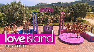 Villa games Who can pole dance the best?  Love Island Australia 2018