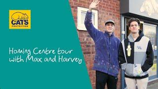 Cats Protection centre tour with Max and Harvey