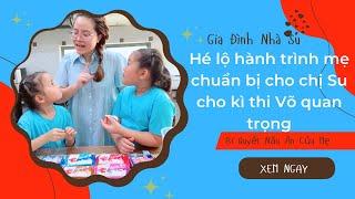 Bí kíp để Mẹ yên tâm cho kì thi đấu giải của chị em Su là đây nè Nhớ mang huy chương về cho mẹ nhé