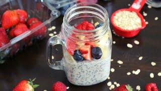 Healthy overnight oats recipe for weight loss