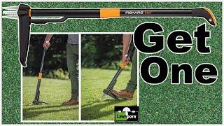 Fiskars Xact Weed Puller  First Look  It Is Great