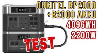 OUKITEL BP2000 Powerstation + B2000 lifepo4 Akku Test für Solaranlage Balkonkraftwerk DIY Solar PV