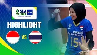 Highlight SEA VLeague 2023 Indonesia VS Thailand 0 - 3  Moji
