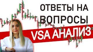 Ответы на вопросы в прямом эфире с Марией Максимовой  Аналитика разбор сделок футпринт и VSA