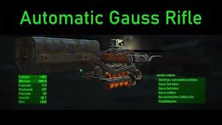 Fallout 4 Automatic WOUNDING and instigating Gauss Rifle