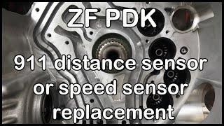 Porsche 911 PDK distance sensor or speed sensor replacement