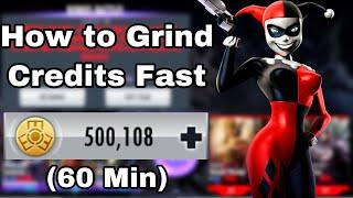 Injustice Mobile- How to Grind 500k Credits in 1HR  FastEasy Method Experienced Players