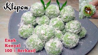 KLEPON GULA MERAH  KENYAL DAN ENAK RESEP ANDALAN