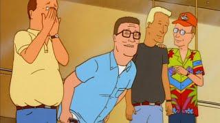 King of the Hill- Hank moons the governor of Texas